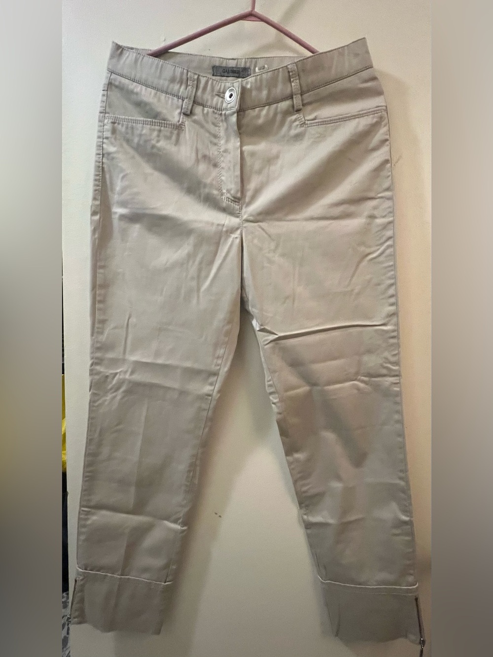 Women's Slim Straight Ankle Pants - Light Gray